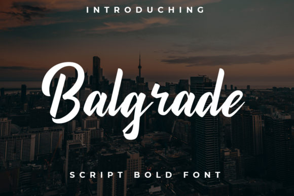Balgrade: A Handwritten Font That Feels Like a Quiet Conversation