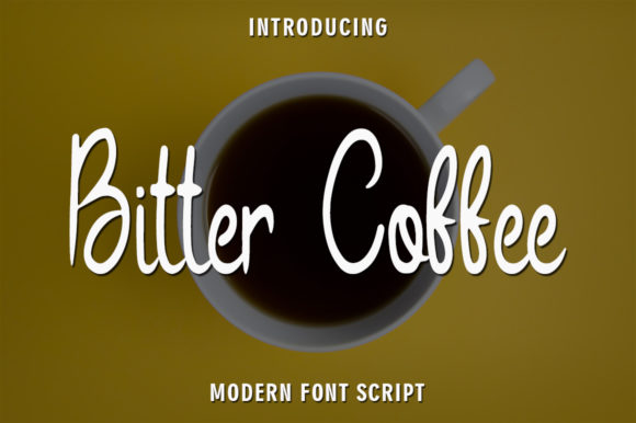 Bitter Coffee Font: A Warm, Handcrafted Script for Real Makers