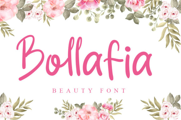 Bollafia Handwritten Font for Small Business Branding