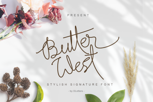 Butter West: A Handwritten Font That Feels Like Home