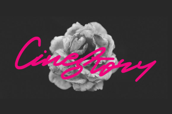 Cinestory: A Handwritten Font That Elevates Digital Branding