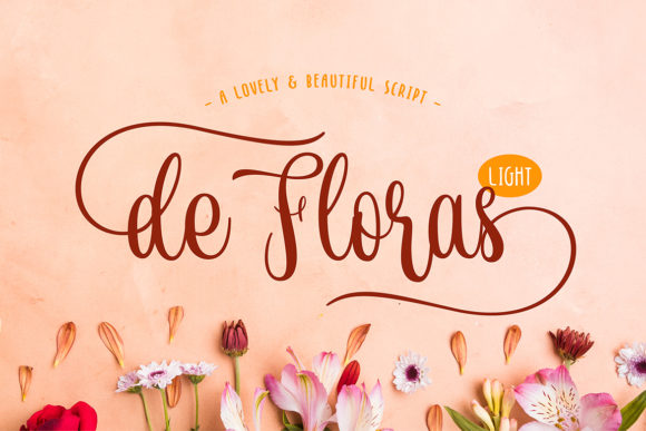 De Floras: A Handwritten Font That Feels Like a Quiet Conversation