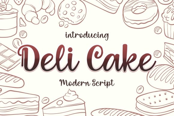 Deli Cake: A Handwritten Script Font for Digital Branding
