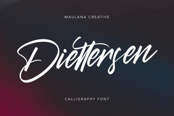 Diettersen: A Handwritten Font That Elevates Digital Branding
