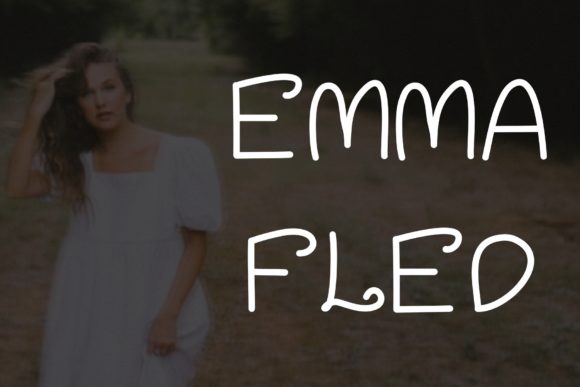 Emma Fled: A Handwritten Font That Makes Your Campaigns Feel Human