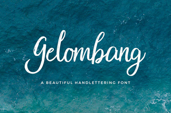 Gelombang: A Handwritten Font That Breathes Life Into Quiet Moments