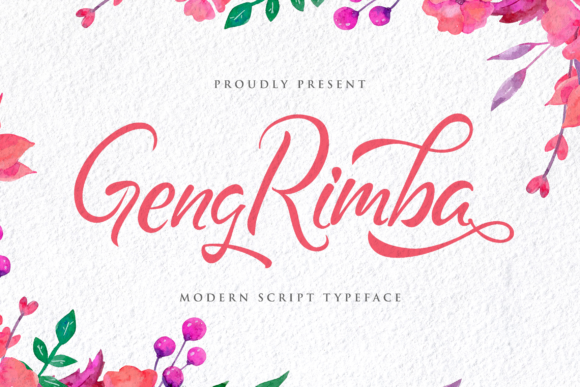 Geng Rimba: A Delicate Handwritten Font for Thoughtful Web Design