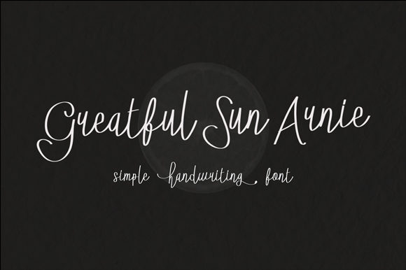 Greatful Sun Arnie: A Refined Handwritten Font for Editorial Design