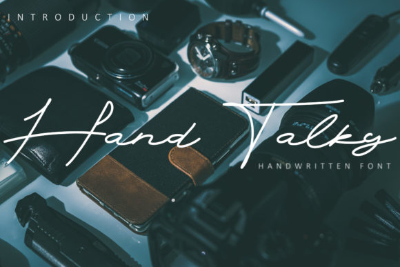 Hand Talky: A Handwritten Font That Feels Like a Signature