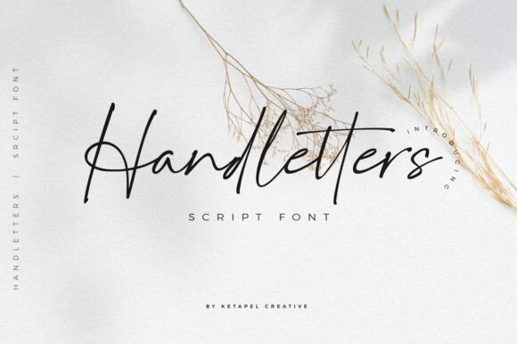 Handletters: A Timeless Handwritten Font for Digital Branding