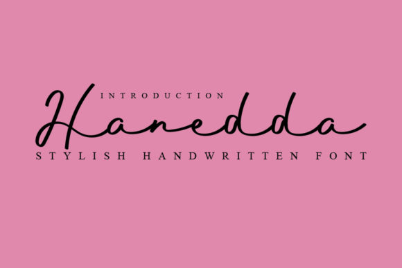 Hanedda: A Sweet, Flowing Script Font for Scroll-Stopping Brand Content
