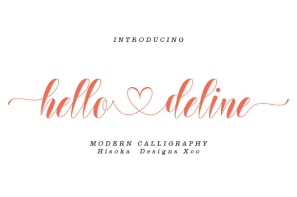 Hello Deline: A Script Font That Breathes Quiet Confidence