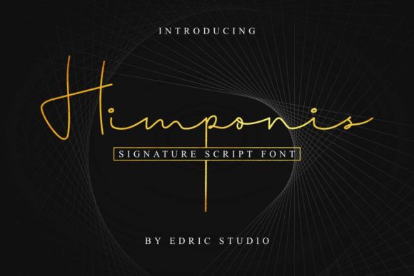 Himponis: A Relaxed Handwritten Font for Digital Charm