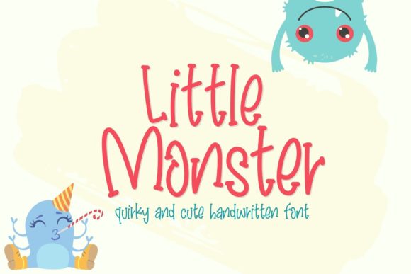 Little Monster: A Handwritten Font That Feels Like Home