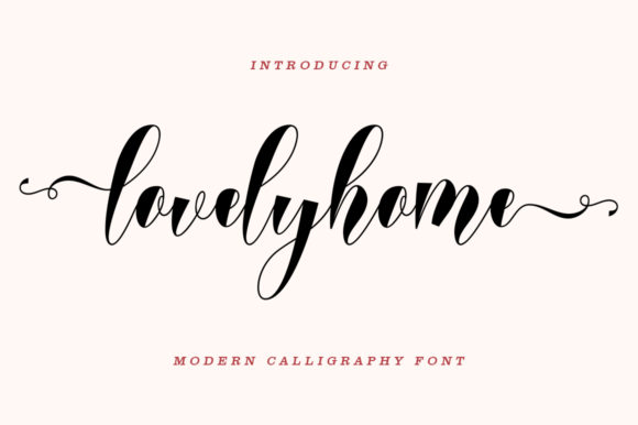 Lovelyhome Script Font for Handmade Creators
