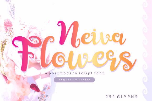 Neiva Flowers: A Handwritten Font That Elevates Digital Branding