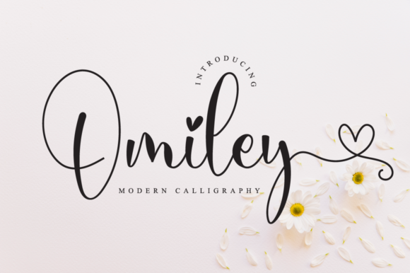 Omiley: A Thoughtful Handwritten Font for Brand Identity