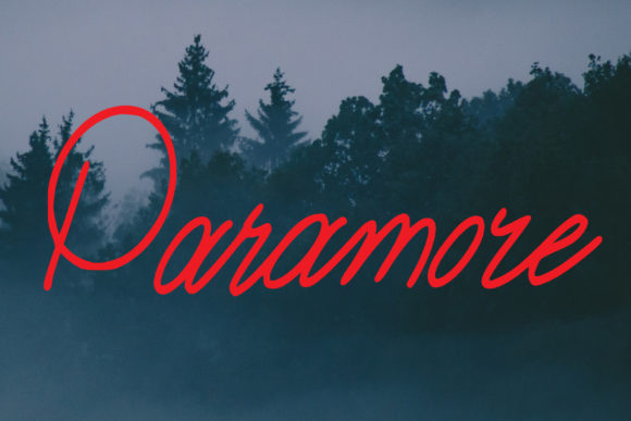 Paramore: A Friendly Handwritten Font That Lifts Your Brand