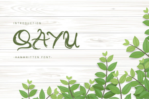 Qayu: A Handwritten Font That Feels Like Your Best Creative Instinct