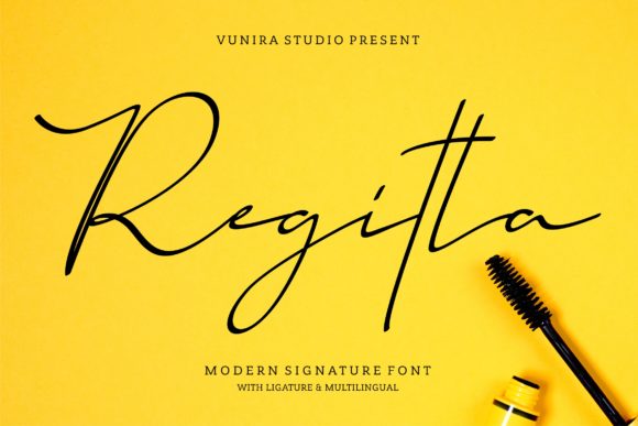 Regitta: A Handwritten Font That Breathes Quiet Confidence
