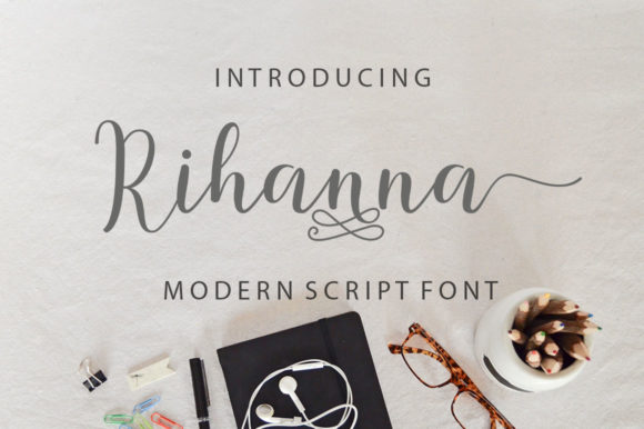 Rihanna Font: A Handwritten Script That Elevates Real Branding