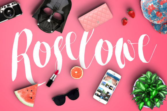 Roselowe: A Handwritten Typeface That Elevates Digital Branding
