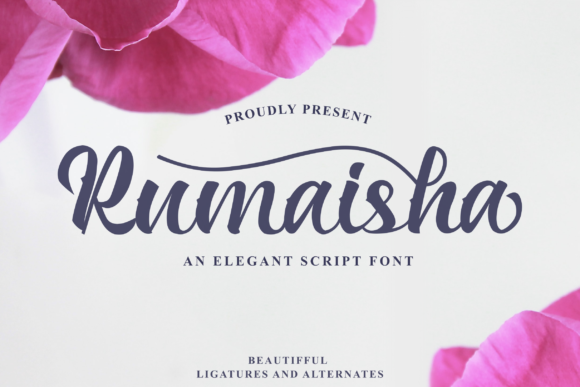 Rumaisha: A Handwritten Script Font That Elevates Campaign Visuals