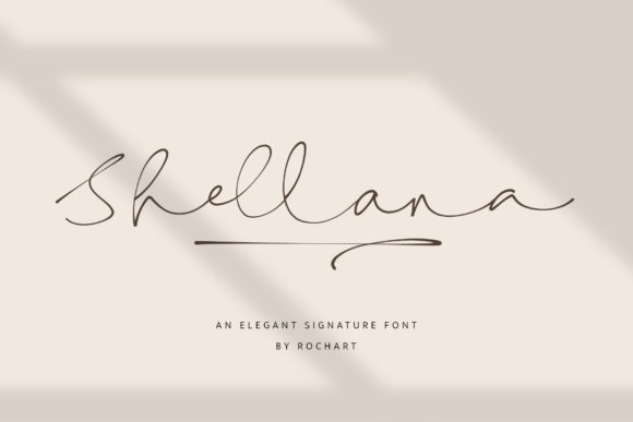 Shellana: A Timeless Handwritten Typeface for Thoughtful Branding