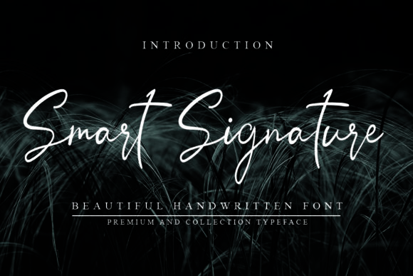 Smart Signature Font: Elegant Handwritten Style for Your Brand