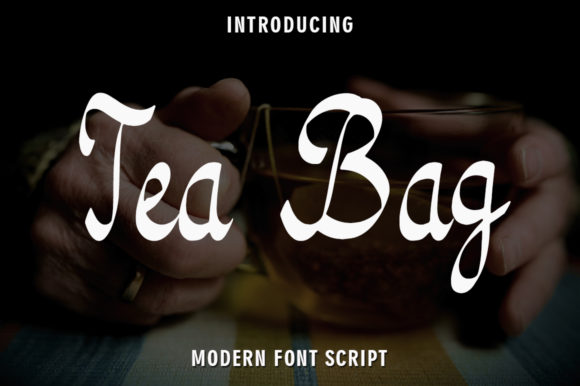 Tea Bag Font: The Elegant Handwritten Touch Your Brand Needs