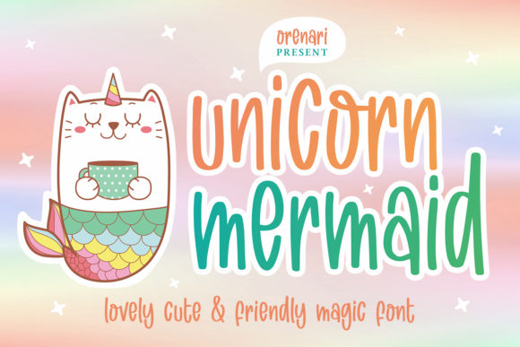 Unicorn Mermaid: A Friendly Handwritten Font for Digital Branding