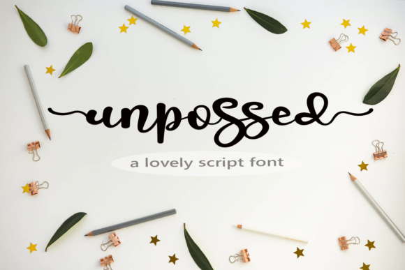 Unpossed: A Timeless Handwritten Font for Brand Identity